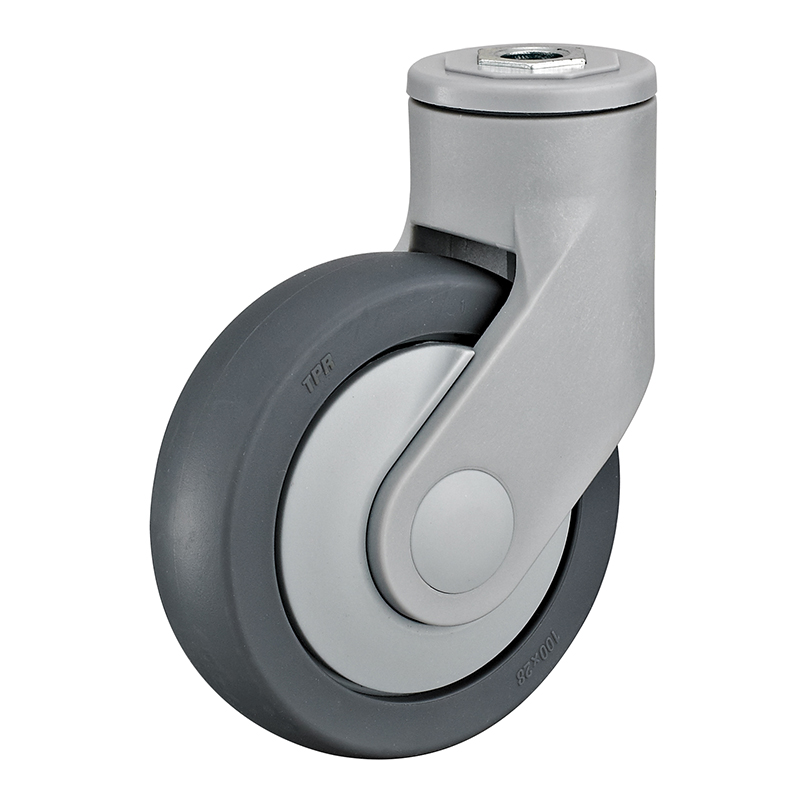 IMhg 42(12) - Аппаратное колесо из термопластичной резины 100 мм (под болт М12, шарикоподш)